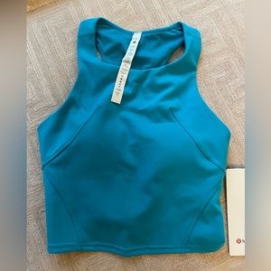 Lululemon Invigorate Training Tank Top - size 2 in Turquoise Tide
